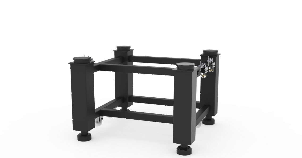Air-floating automatic balance anti-vibration table