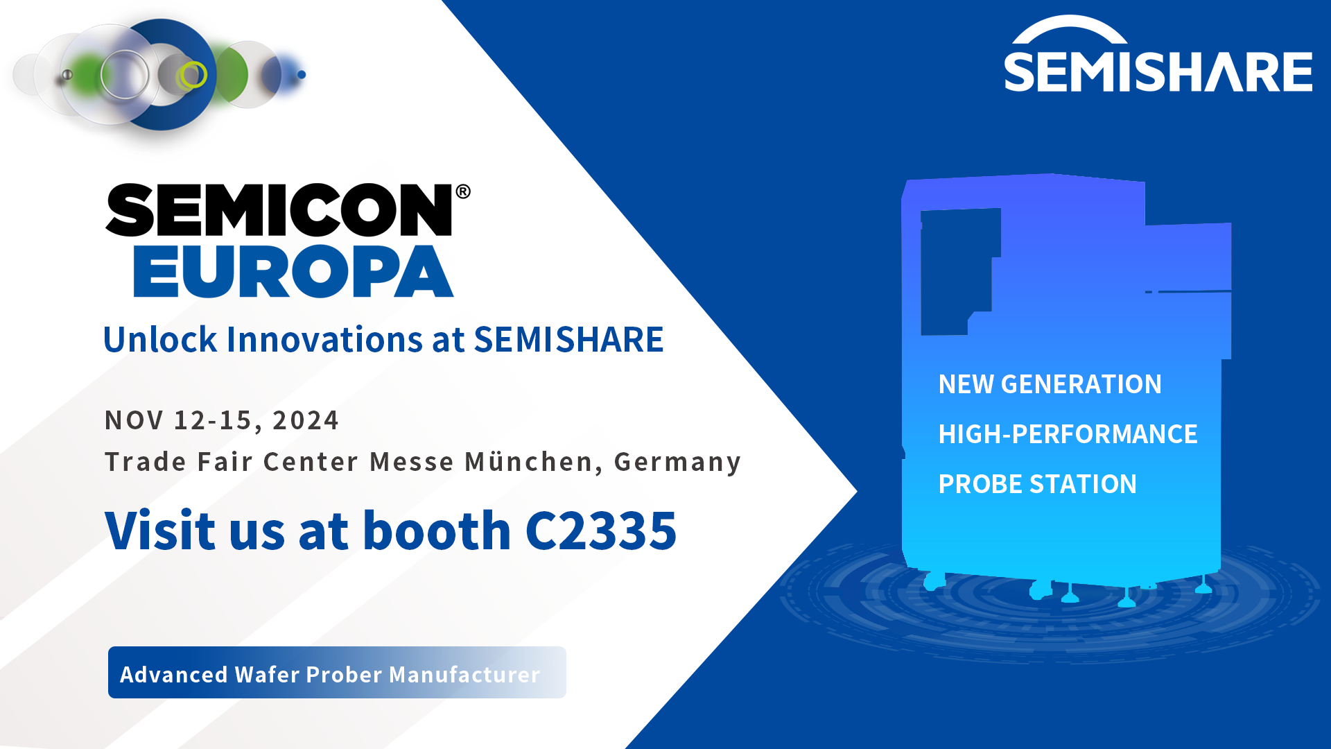 Unveiling SEMISHARE's New Generation Probe Station at SEMICON Europa 2024